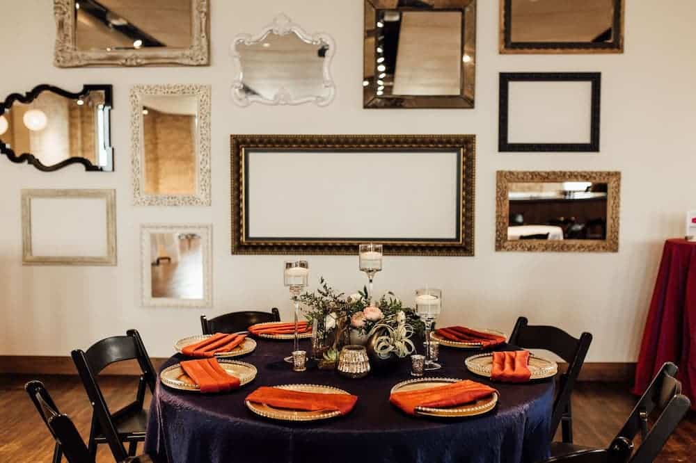 Setting the table for an event